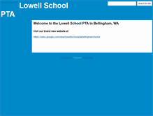 Tablet Screenshot of lowellschoolpta.org